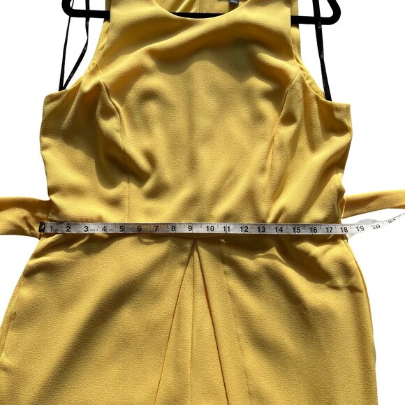 Spring, Summer Outfit. Yellow Jumpsuit Size 12 INC International Concepts. - Picture 9 of 16